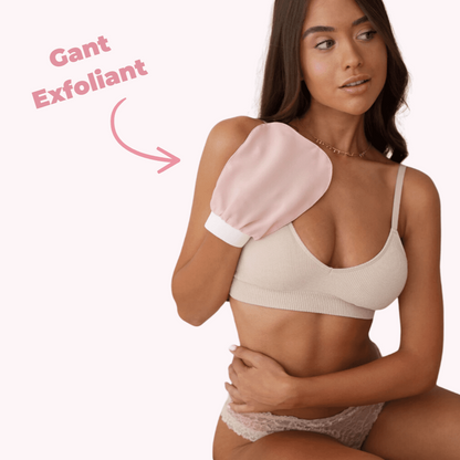 Gant Exfoliant Anti-Poils Incarnés