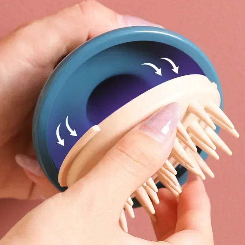 Brosse Massante Cuir Chevelu Silicone
