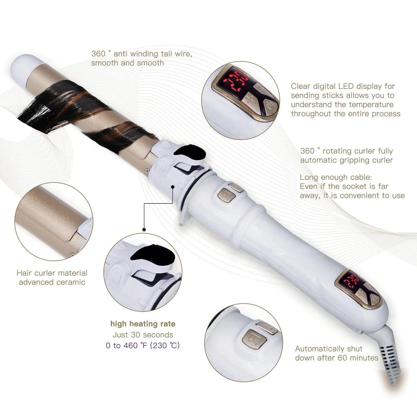Fer à Boucler Automatique Pro