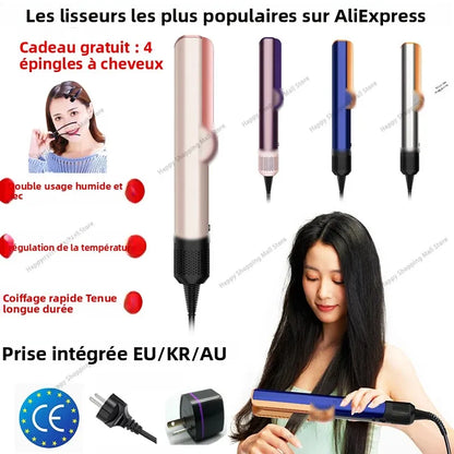Lisseur & Sèche-Cheveux 2-en-1 Ionique