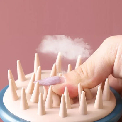 Brosse Massante Cuir Chevelu Silicone