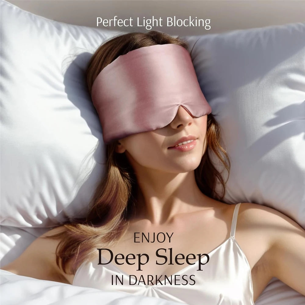 Zensommeil — Masque de Nuit en Soie de Mûrier